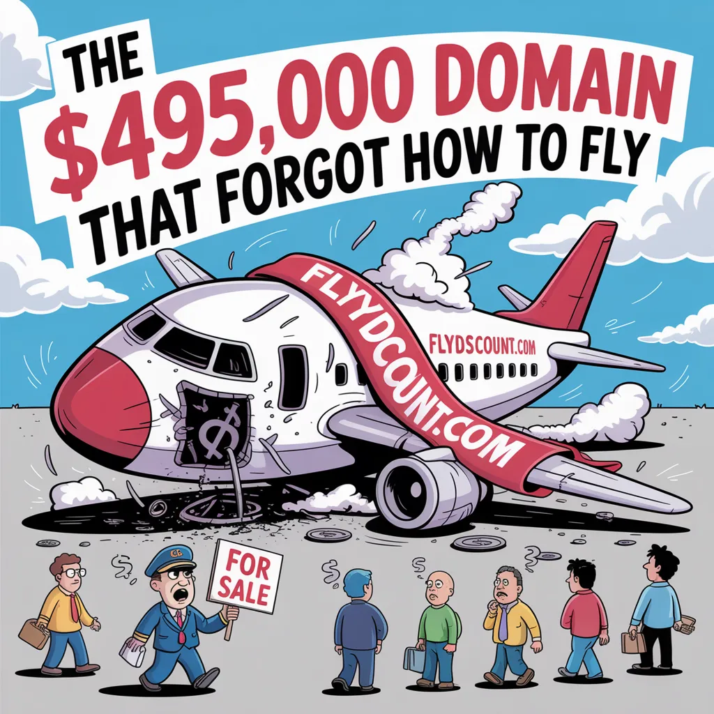 FlyDiscount.com: The $495,000 Domain That Forgot How to Fly