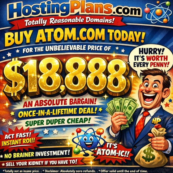 HostingPlans.com: The 1998 Fossil Priced at $188,888 Like It’s the Holy Grail of Hosting Domains