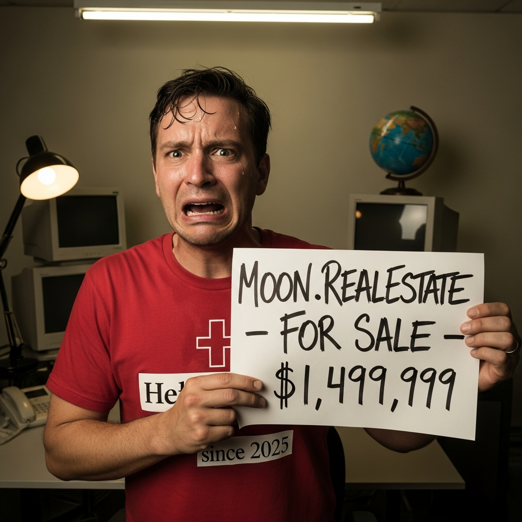 Moon.RealEstate: The $1.5 Million Domain on a TLD Nobody Asked For