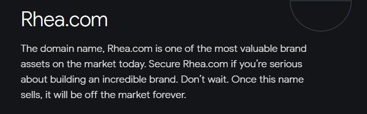 Rhea.com promises to be one of the most valuable brand assets on the market today—if you buy it for $1.5 million. Atom.com calls it essential for serious builders and warns it will vanish forever once sold. But strip away the glossy pitch and payment plans, and you're left with a solid but unremarkable single-word .com that's nowhere near justifying six-figure dreams. Our deep roast exposes the fantasy.